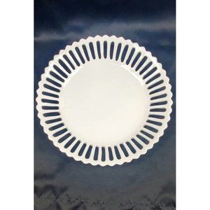 Lauren Ralph Lauren Pavillion White Ceramic Platter 11.5"